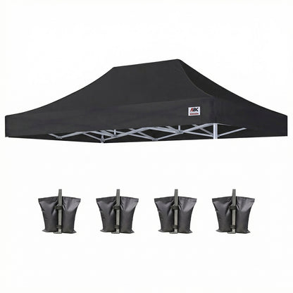 600D Canopy Top Replacement Cover 10x10, 10x15, 10x20
