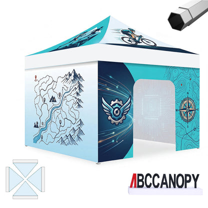 Custom Canopy Tent Pop Up Shelter (S1 Nova Base-Frame) - 8x8, 10x10, 10x15, 10x20