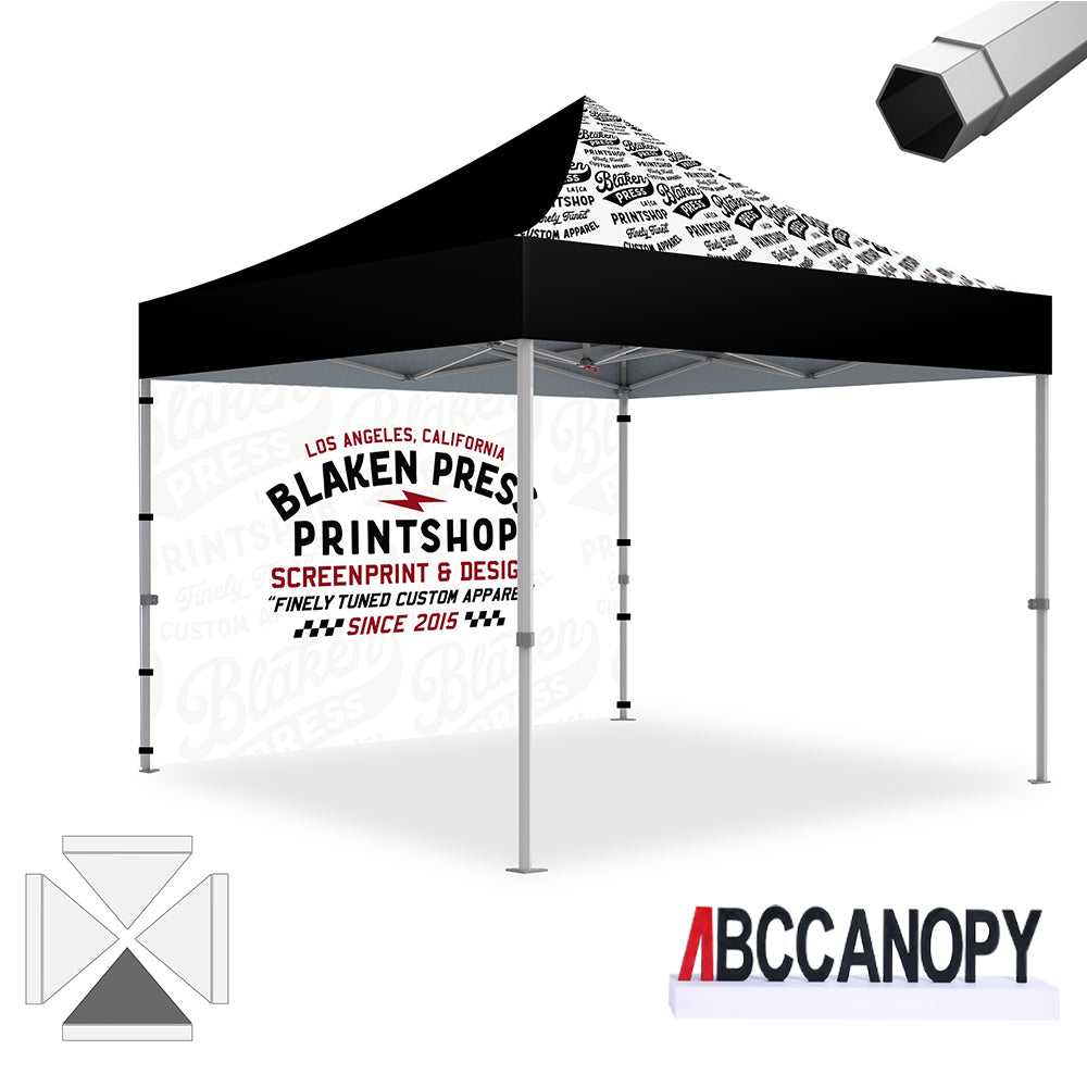 Custom Canopy Tent Pop Up Shelter (S1 Nova Base-Frame) - 8x8, 10x10, 10x15, 10x20