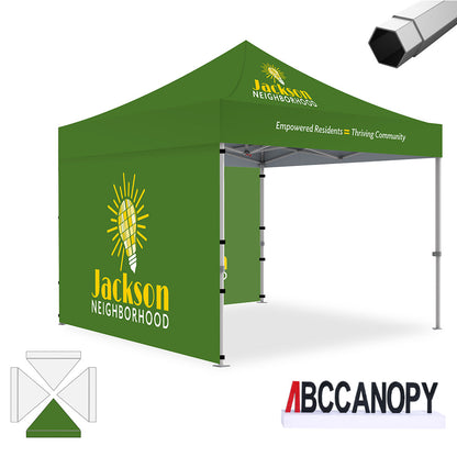 Custom Canopy Tent Pop Up Shelter (S1 Nova Base-Frame) - 8x8, 10x10, 10x15, 10x20