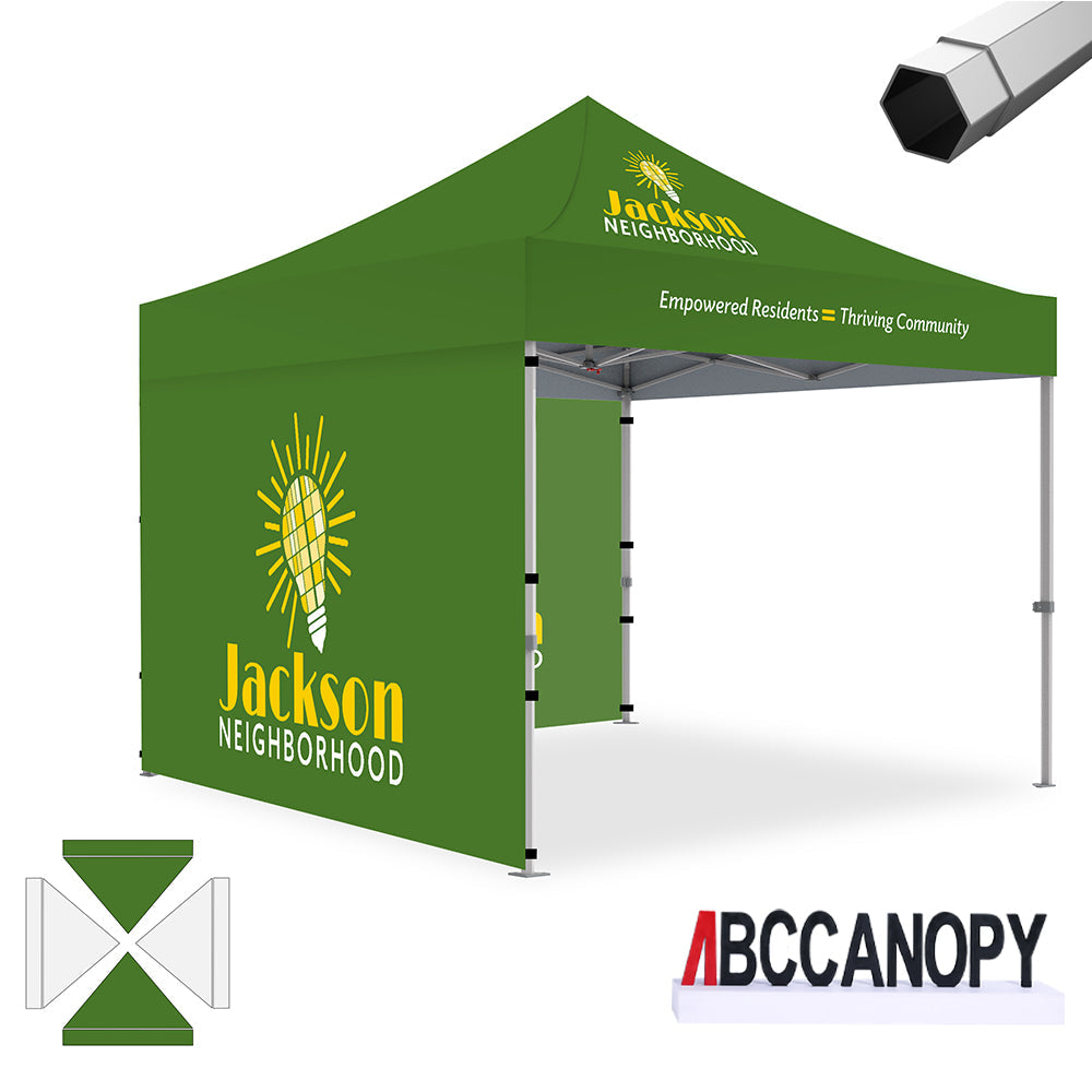 Custom Canopy Tent Pop Up Shelter (S1 Nova Base-Frame) - 8x8, 10x10, 10x15, 10x20
