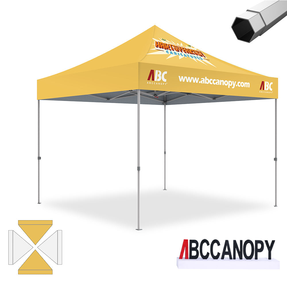 Custom Canopy Tent Pop Up Shelter (S1 Nova Base-Frame) - 8x8, 10x10, 10x15, 10x20