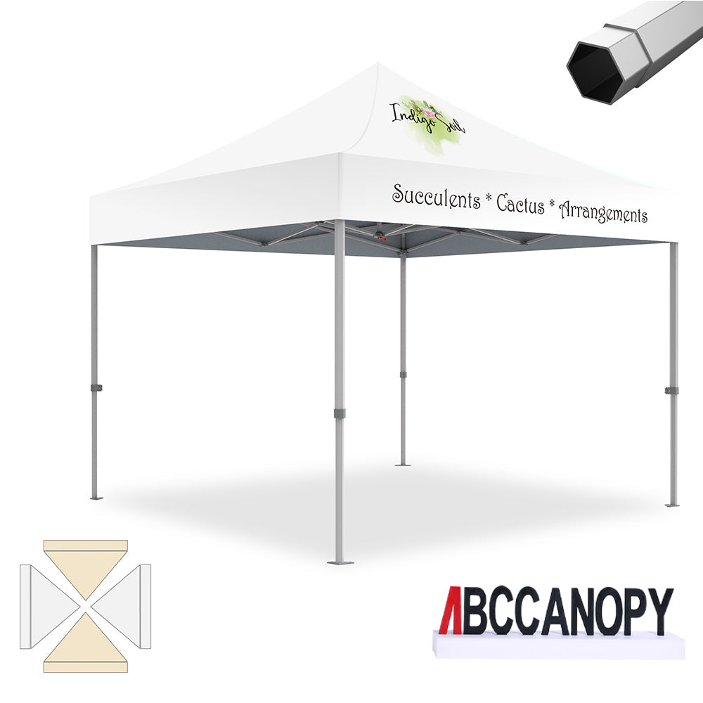 Custom Canopy Tent Pop Up Shelter (S1 Nova Base-Frame) - 8x8, 10x10, 10x15, 10x20