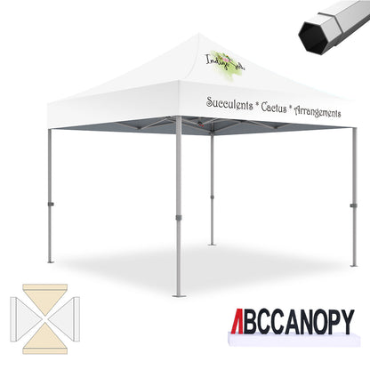 Custom Canopy Tent Pop Up Shelter (S1 Nova Base-Frame) - 8x8, 10x10, 10x15, 10x20