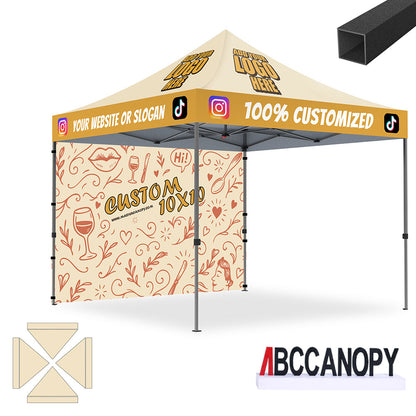 Custom Canopy Tent (S1 Nova Base-Lite) - 10x10, 10x15, 10x20