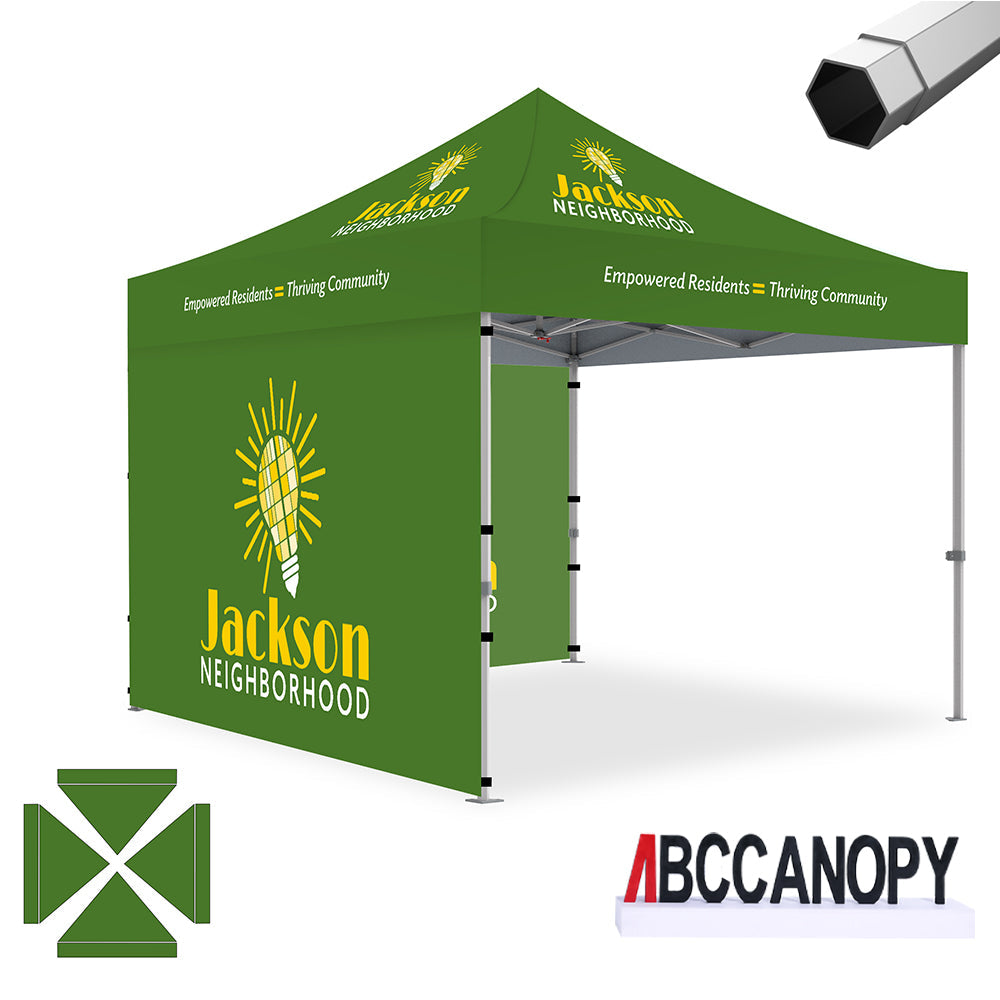 Custom Canopy Tent Pop Up Shelter (S1 Nova Base-Frame) - 8x8, 10x10, 10x15, 10x20