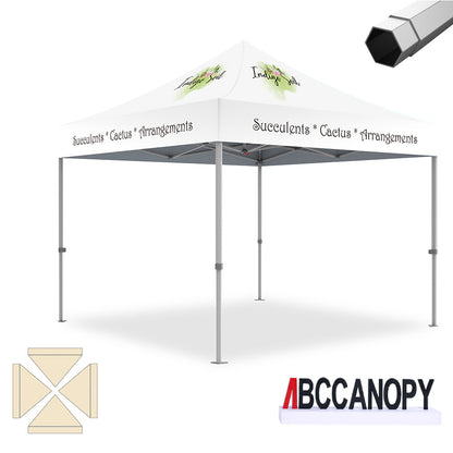 Custom Canopy Tent Pop Up Shelter (S1 Nova Base-Frame) - 8x8, 10x10, 10x15, 10x20