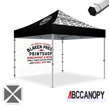 Custom Canopy Tent Pop Up Shelter (S1 Nova Base-Frame) - 8x8, 10x10, 10x15, 10x20