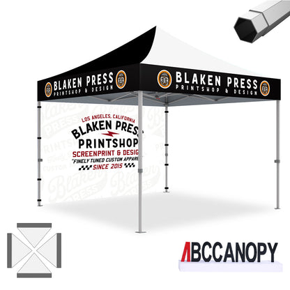 Custom Canopy Tent Pop Up Shelter (S1 Nova Base-Frame) - 8x8, 10x10, 10x15, 10x20