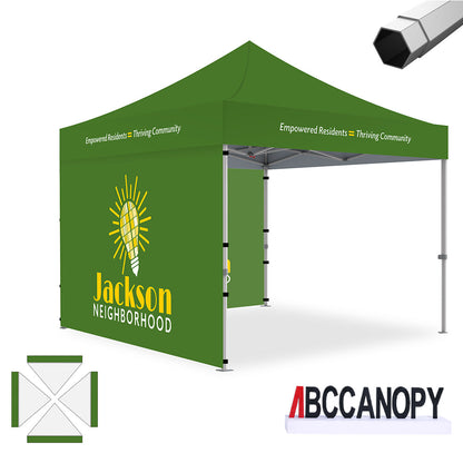 Custom Canopy Tent Pop Up Shelter (S1 Nova Base-Frame) - 8x8, 10x10, 10x15, 10x20