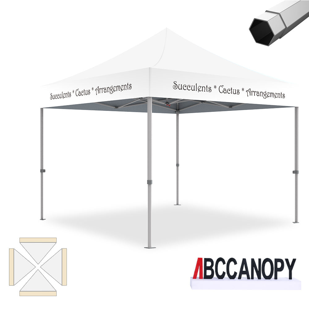 Custom Canopy Tent Pop Up Shelter (S1 Nova Base-Frame) - 8x8, 10x10, 10x15, 10x20