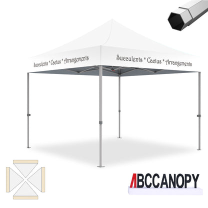 Custom Canopy Tent Pop Up Shelter (S1 Nova Base-Frame) - 8x8, 10x10, 10x15, 10x20