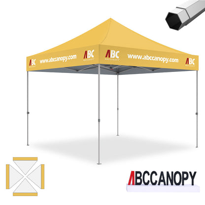 Custom Canopy Tent Pop Up Shelter (S1 Nova Base-Frame) - 8x8, 10x10, 10x15, 10x20