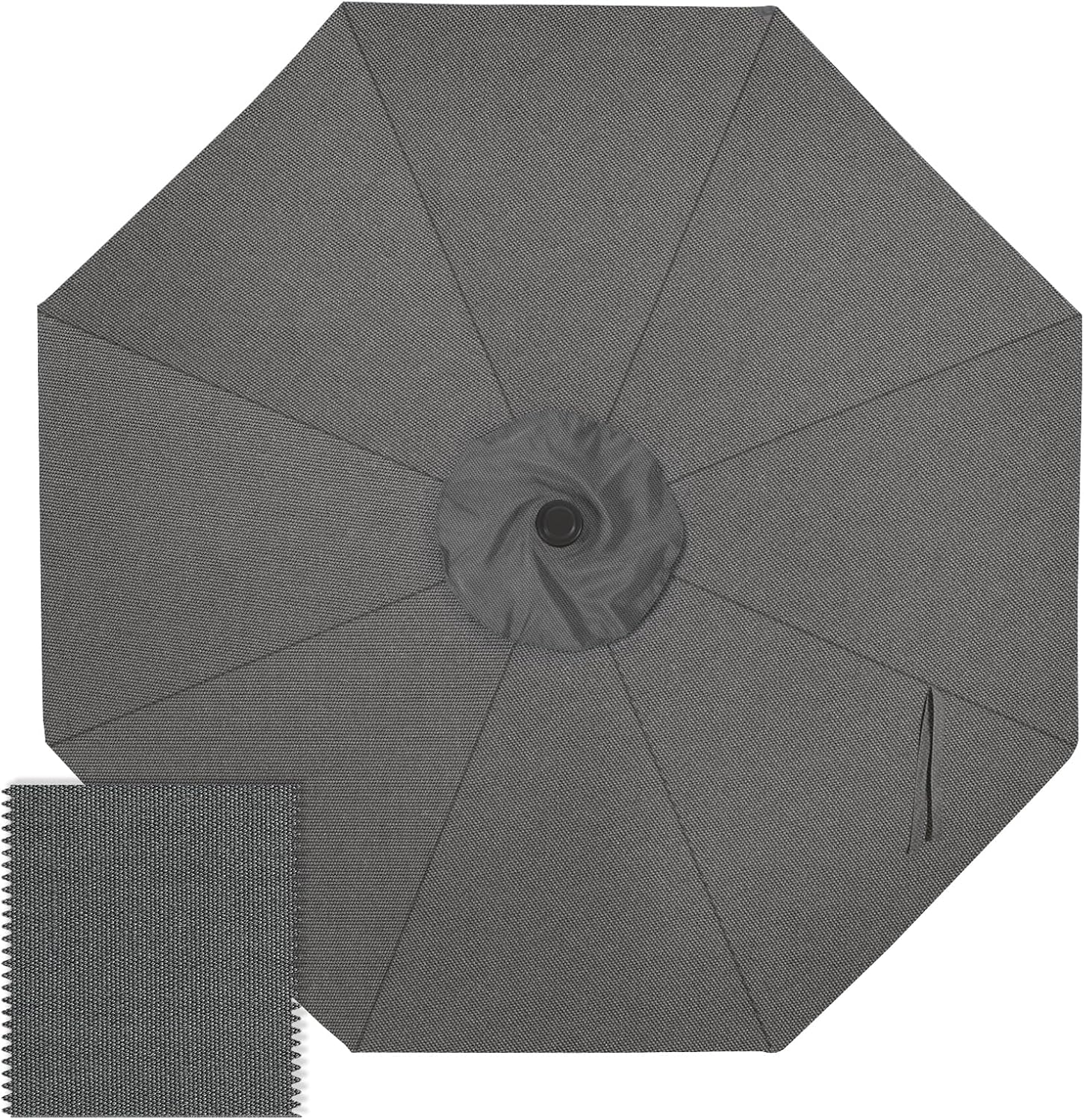 ABCCANOPY 9FT Patio Umbrella Replacement Canopy Only OLEFIN 5-Year Non Fading