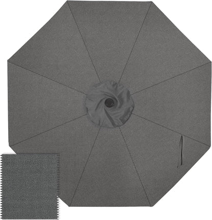 ABCCANOPY 9FT Patio Umbrella Replacement Canopy Only OLEFIN 5-Year Non Fading