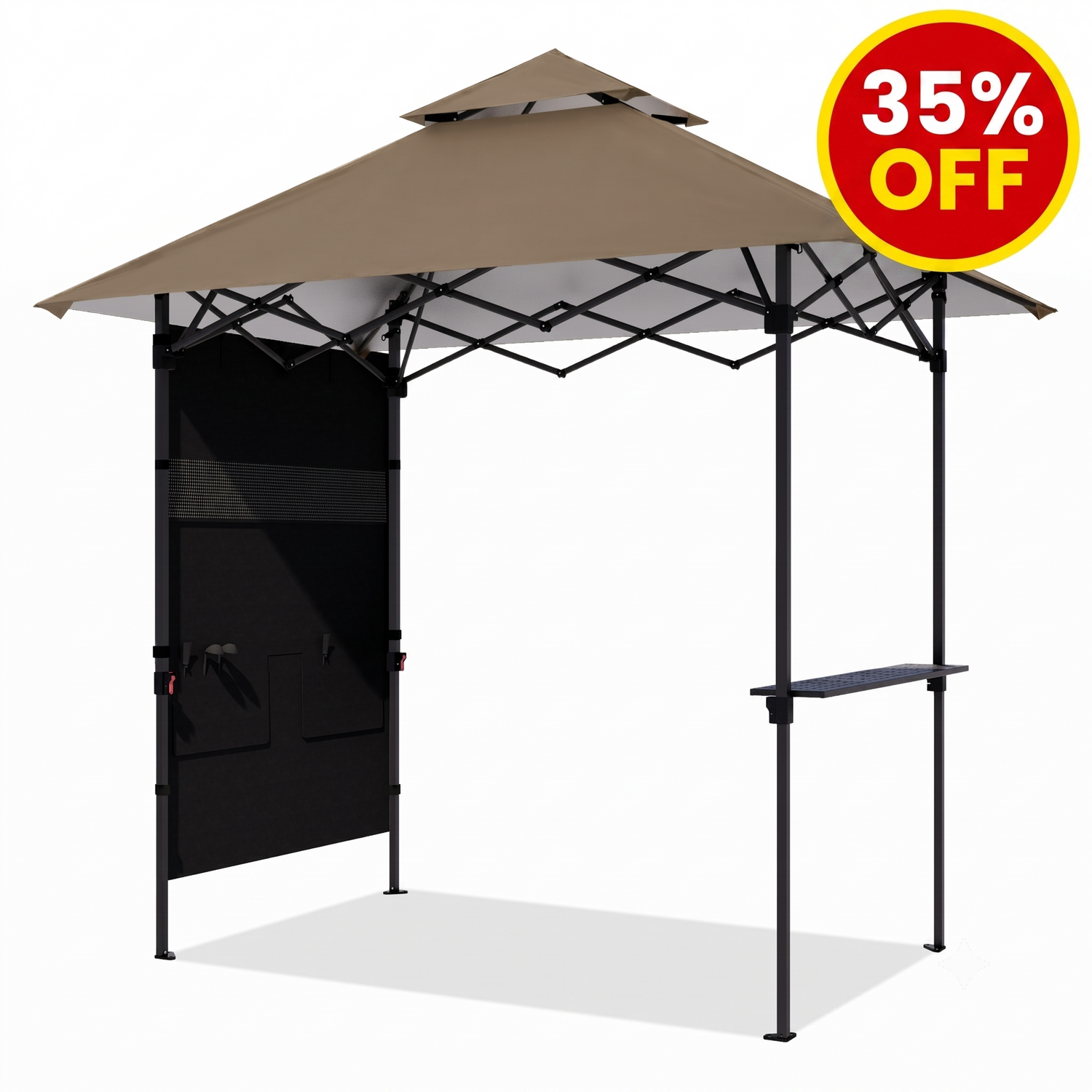 [SALE] 8x5 Grill Gazebo BBQ Outdoor Shelter with LED Light