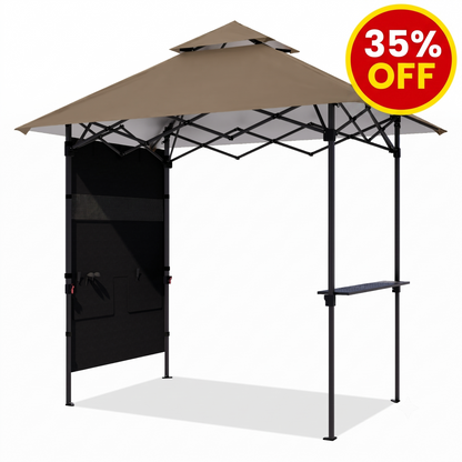 [SALE] 8x5 Grill Gazebo BBQ Outdoor Shelter with LED Light