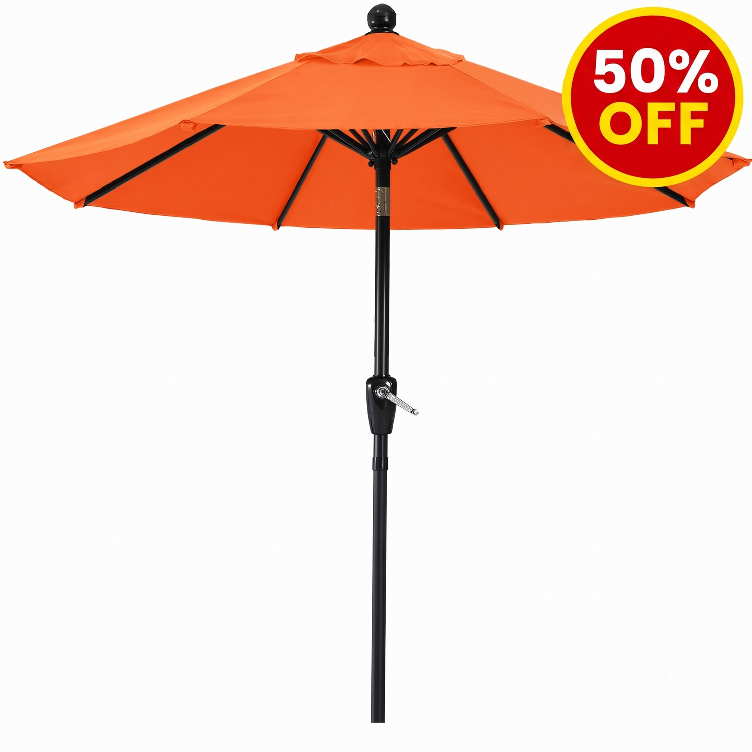 [SALE] Outdoor Waterproof Table 8 Ribs Umbrella with Crank