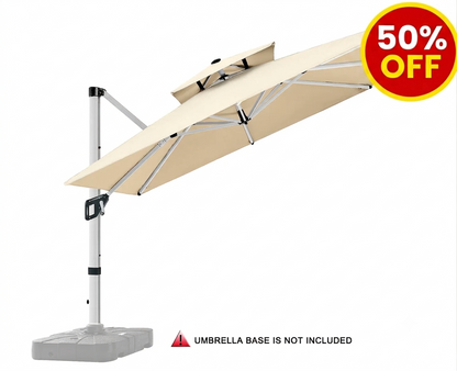 [SALE] Cantilever Patio Umbrella with 360¡ã Rotation