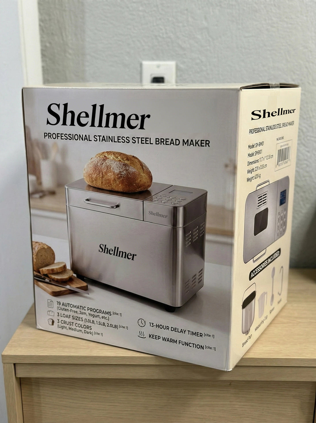 Shellmer Automatic Bread Maker Machine for Homemade Bread