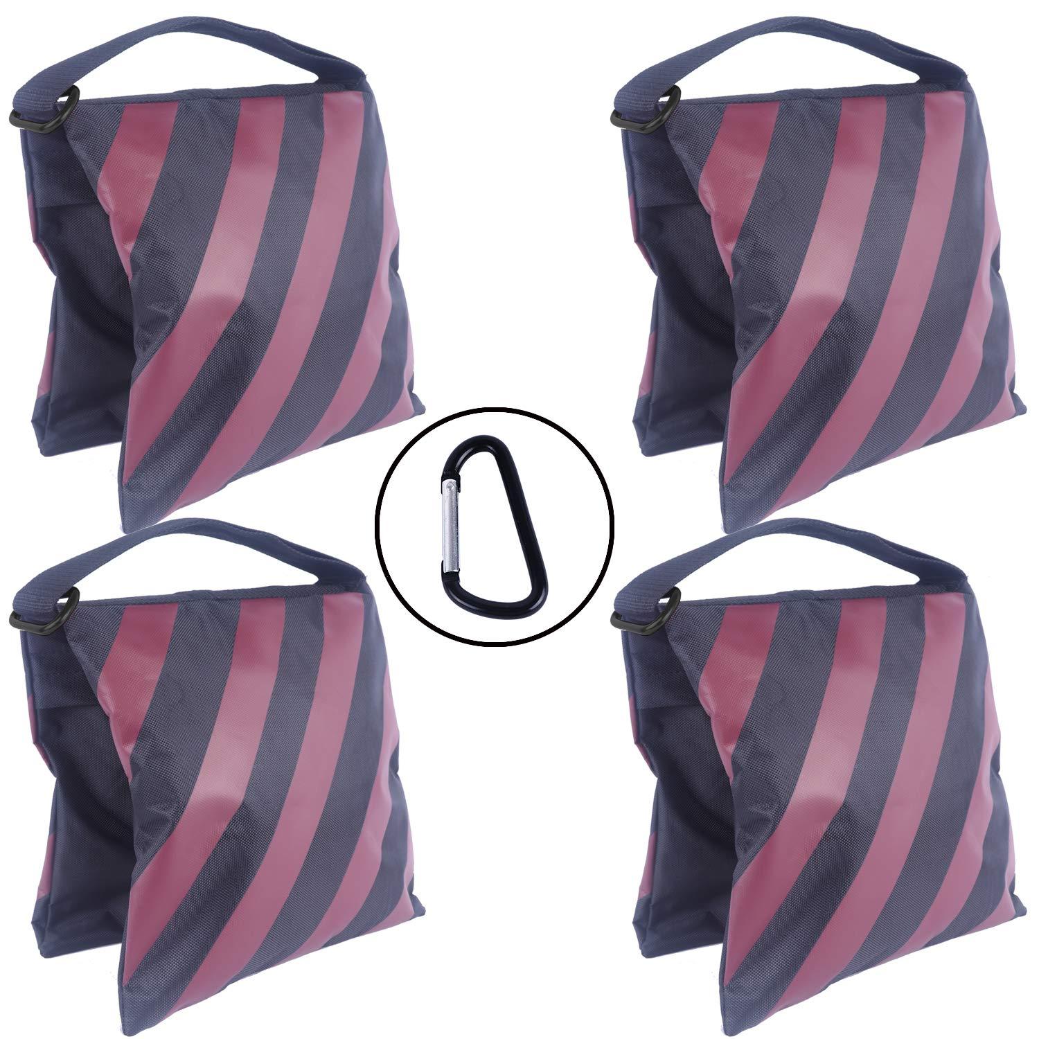 Sandbag Saddlebag Photography Weight Bags for Video Stand, 4 Packs