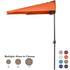 Patio Umbrella Half Round Outdoor Umbrella - ABC-CANOPY
