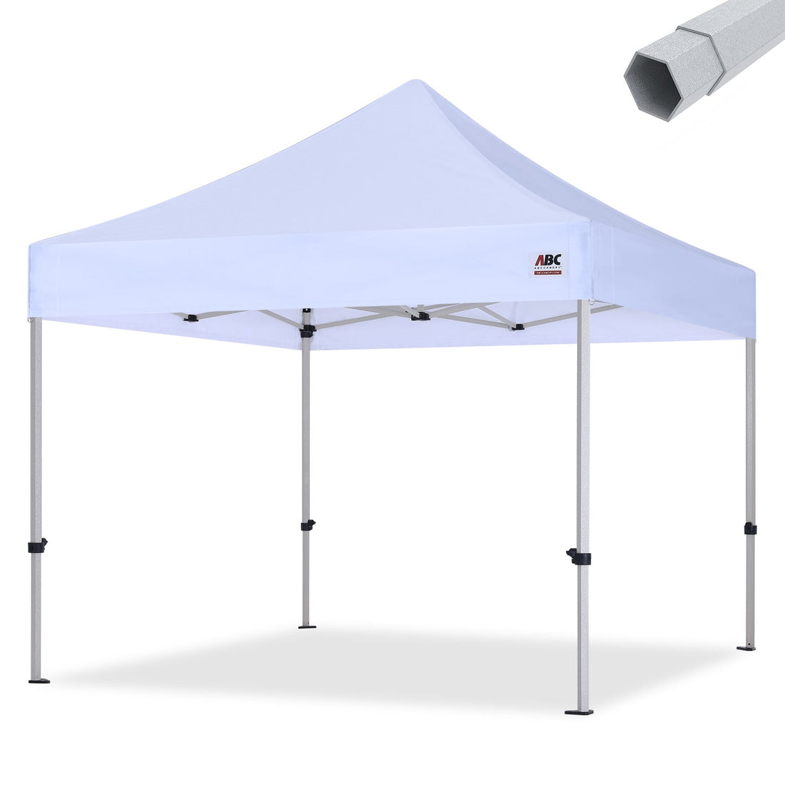 S3 BenchMark Brio™ Shield - Hexagonal Aluminum Canopy 10x10, 10x15, 10x20