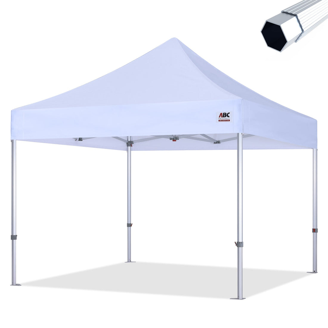 S3 BenchMark Brio™ Fort - Hexagonal Aluminum Canopy 10x10, 10x15, 10x20