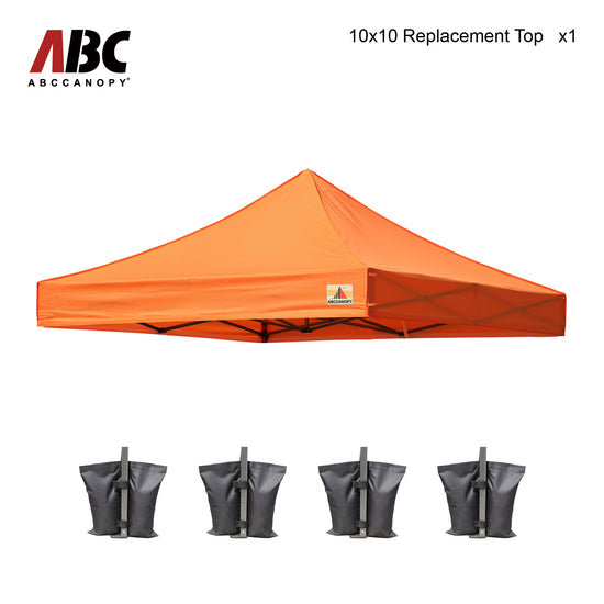 Top cover for 10x10 canopy(4 extra weight bags)