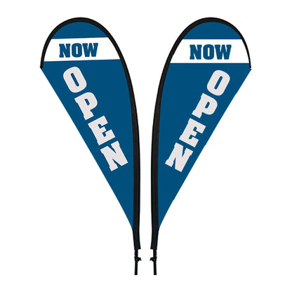 Custom Teardrop Flag 8FT/10FT/12FT (1 Flag)