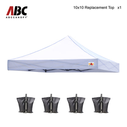 Top cover for 10x10 canopy(4 extra weight bags)