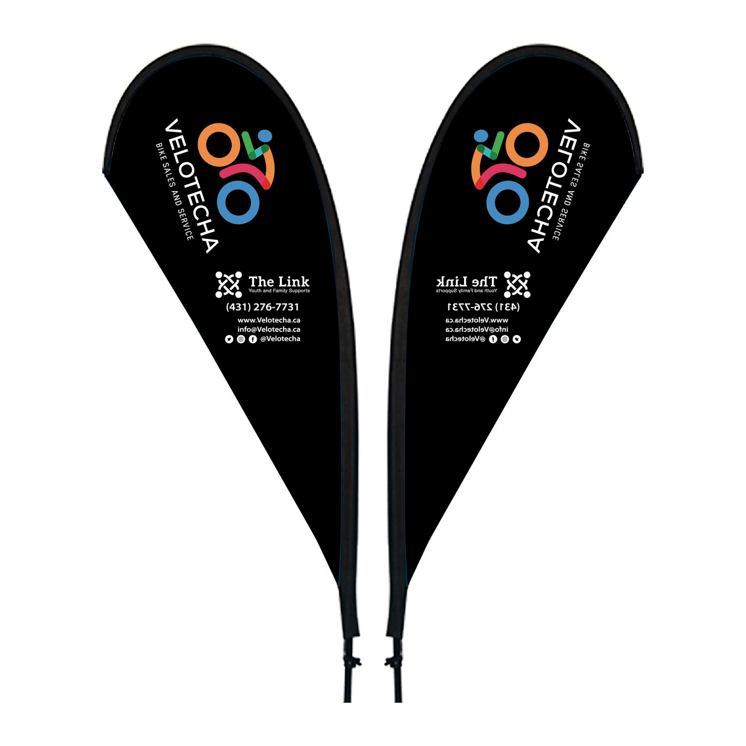 Custom Feather Flag Blade Flag 8FT/10FT/12FT (1 Flag)