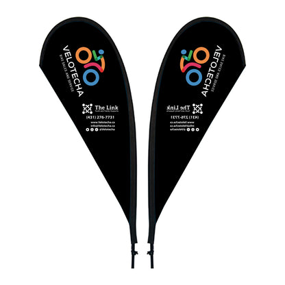 Custom Teardrop Flag 8FT/10FT/12FT (1 Flag)