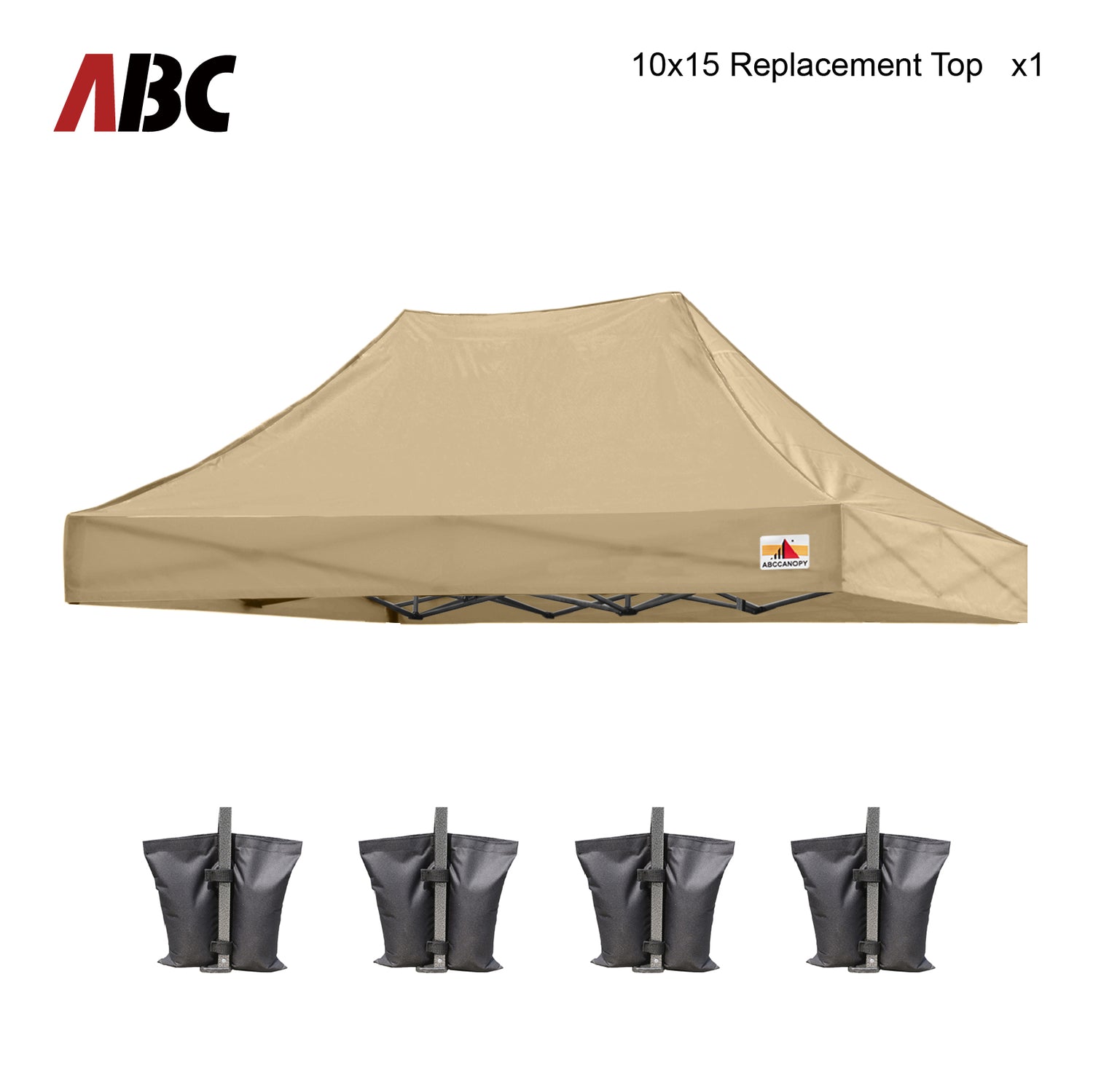 Top cover for 10x15 pop-up canopy