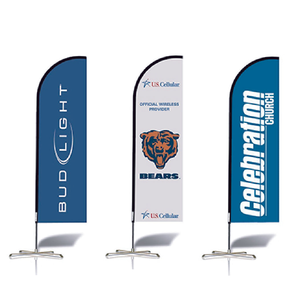 Custom Feather Flag Blade Flag 8FT/10FT/12FT (1 Flag)