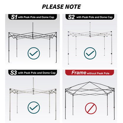 Top cover For 10x20 pop-up canopy