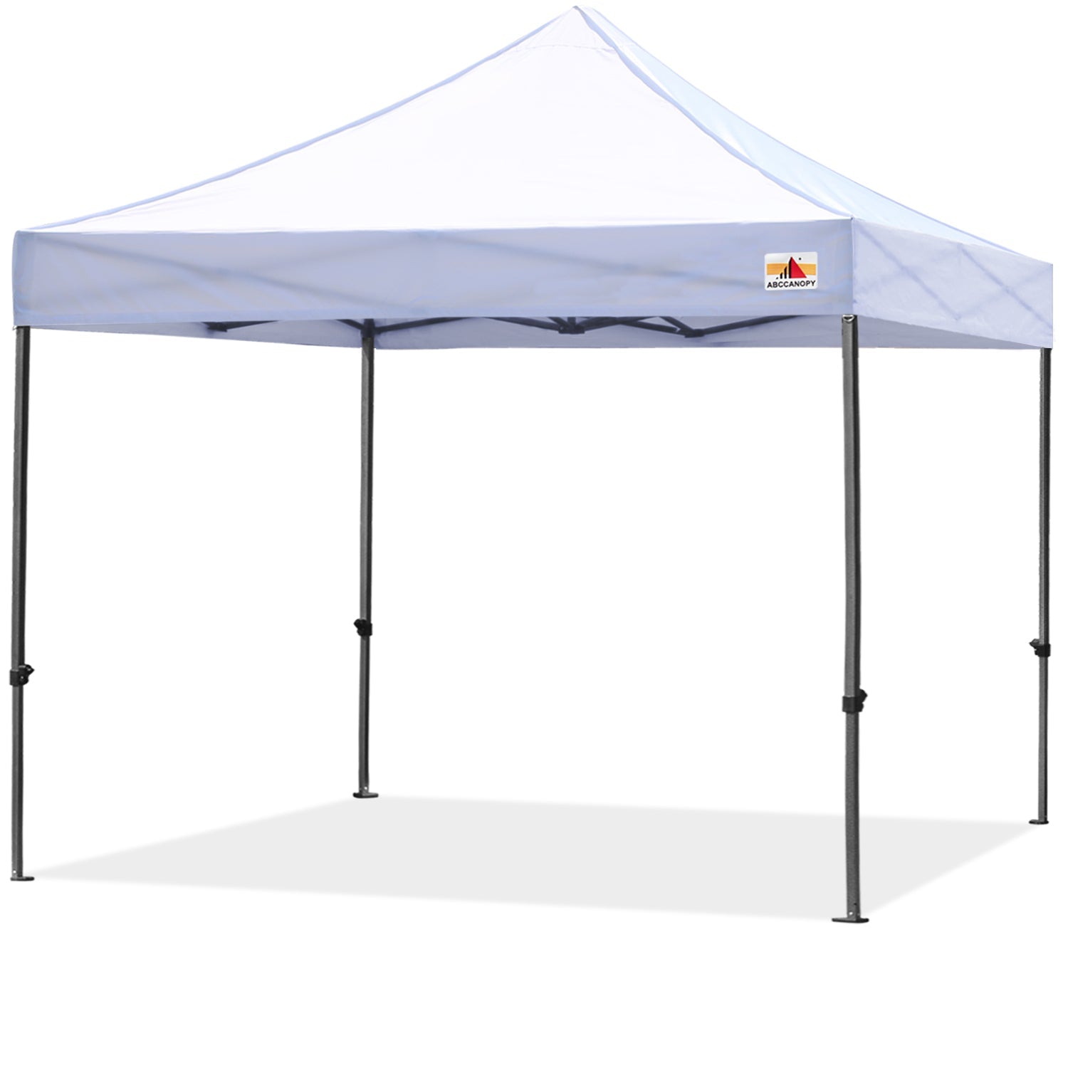 pop up tent base ABCCANOPY Patio Pop Up Canopy Tent 10x10 Commercial-Series (Gray)