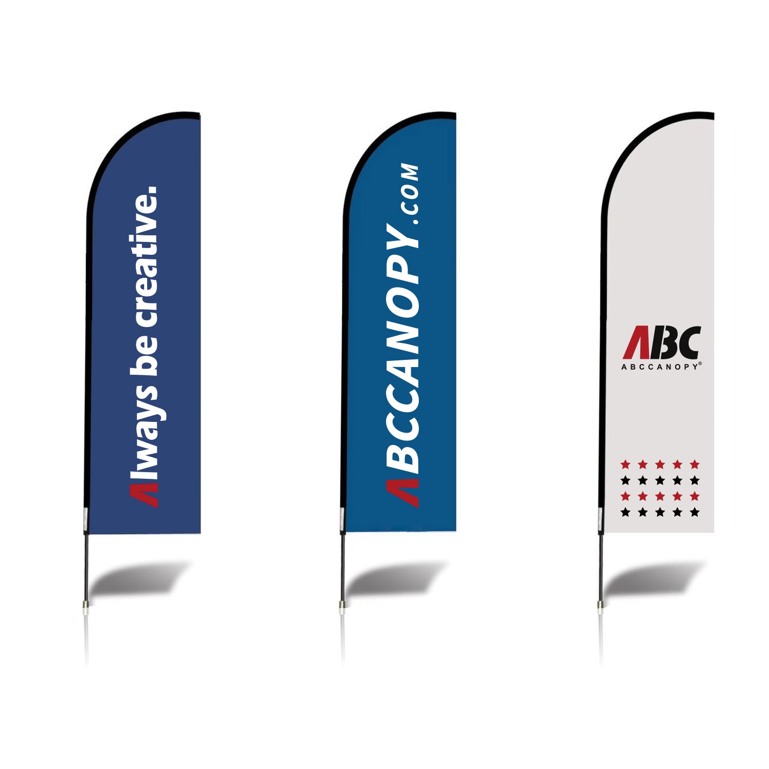 Custom Feather Flag Blade Flag 8FT/10FT/12FT (1 Flag)