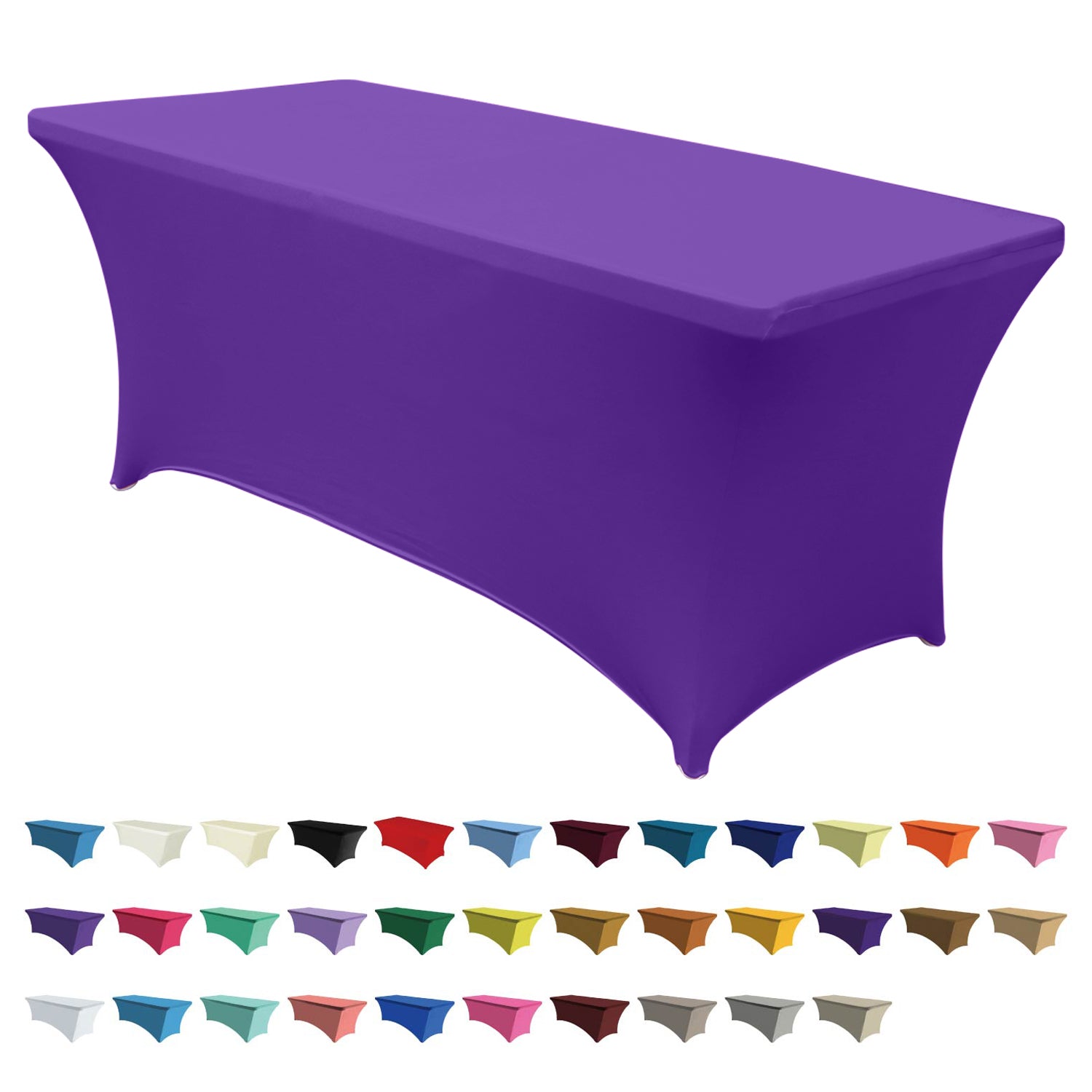 Spandex Tablecloths for Home Rectangular Table 1PC