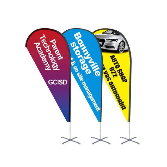 8FT Custom Teardrop Flag (one Flag）